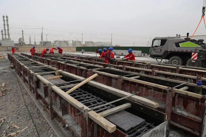 牢记嘱托 再创佳绩丨塔河炼化厂际管廊工程拉开序幕,模块化施工高效推进